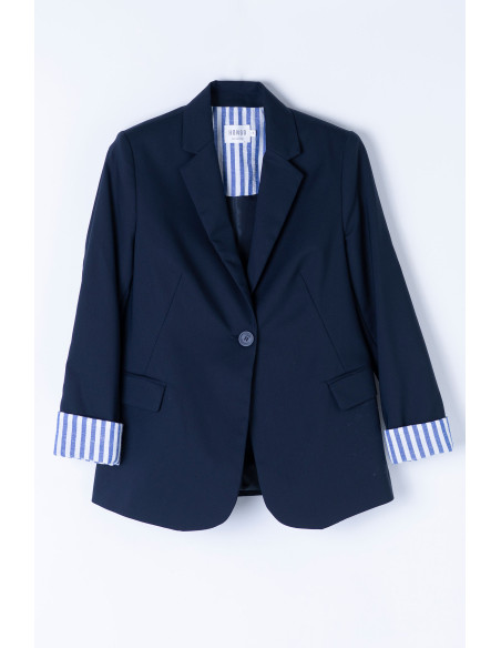 Blazer azul marino